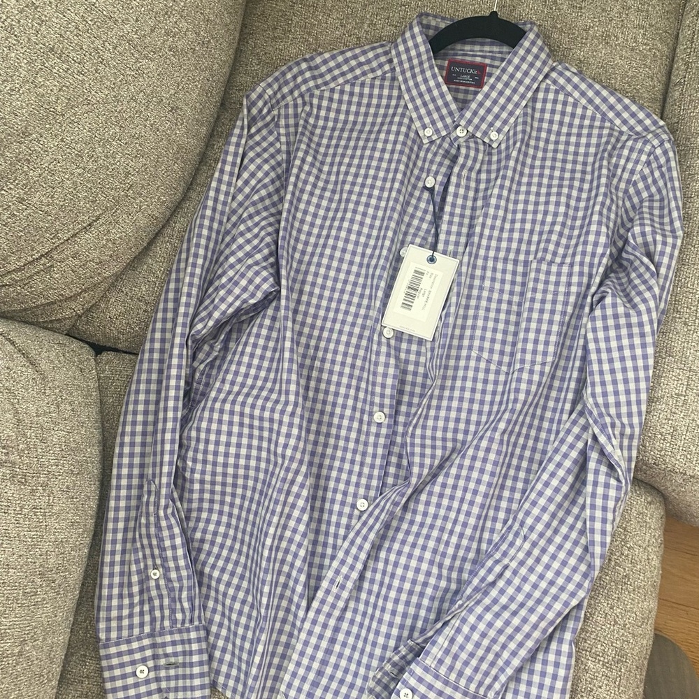UNTUCK it long sleeve shirt NWT